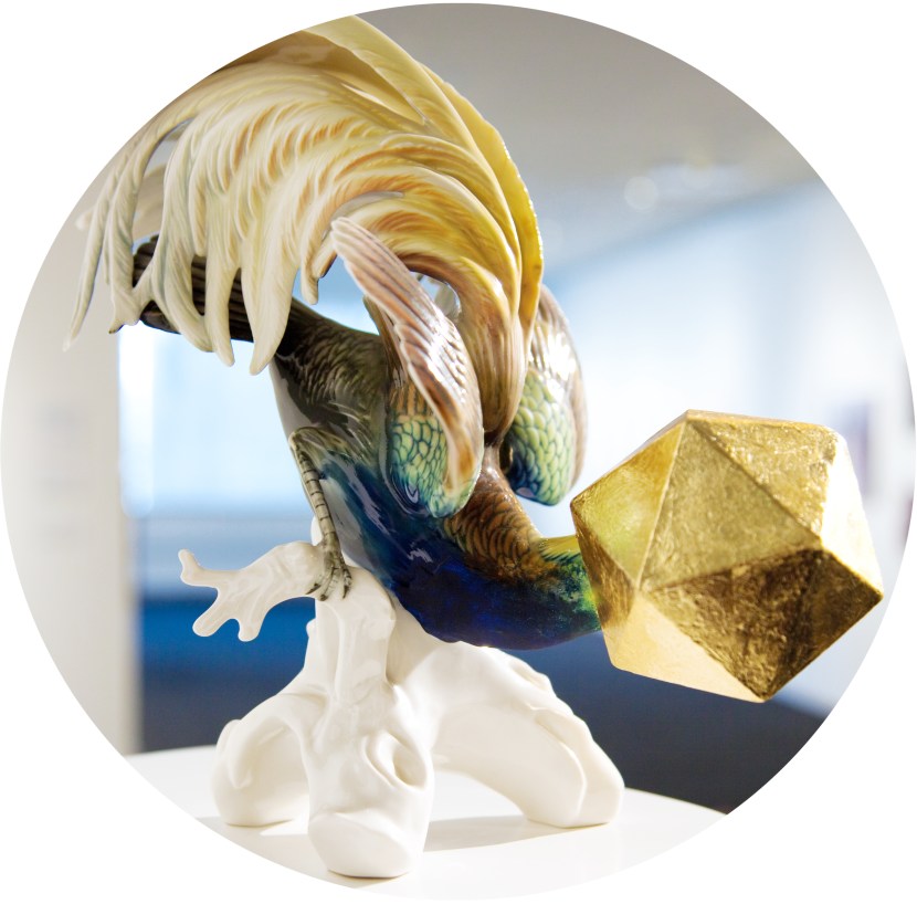 Camouflage V (Bird of Paradise with Ultra-deflector)-circle