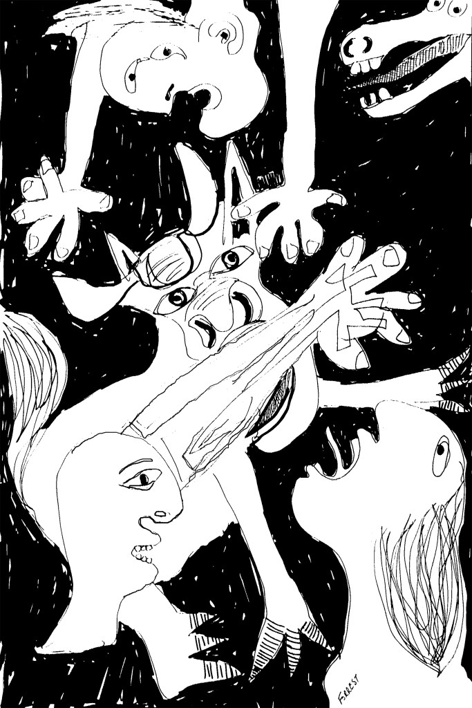 forrest_modern_masters_revisited_picasso_guernica_6_ink_2015